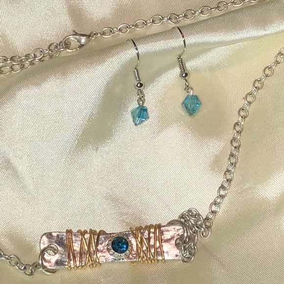 🆕Turquoise & silver pendant & earrings NWT - Picture 8 of 8